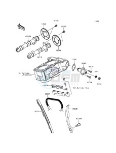 NINJA 300 EX300AEF XX (EU ME A(FRICA) drawing Camshaft(s)/Tensioner