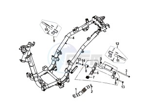 ALLO 50 (25 KM/H) (AJ05WA-NL) (L8-M0) drawing FRAME BODY ENGINE MOUNT / ALLO 50 (25 KM/H) (AJ05WA-NL) (L8-M0)