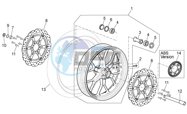 Front wheel