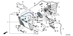 CBR650FE CBR650FE 2ED - (2ED) drawing RADIATOR