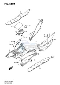 UH125 ABS BURGMAN EU drawing REAR LEG SHIELD