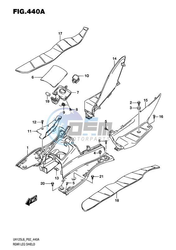 REAR LEG SHIELD