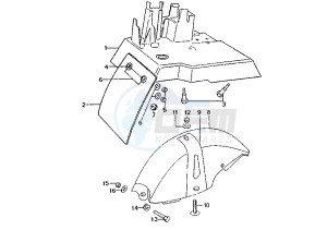 ST RAPIDO - 50 cc drawing REAR FENDER