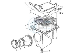 MITO EVOL.125 drawing AIR CLEANER