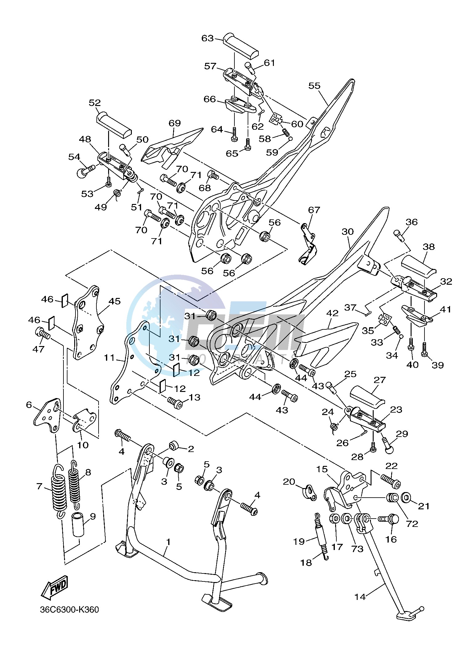 STAND & FOOTREST