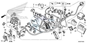 NC700SDC drawing WIRE HARNESS