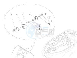 LXV 150 4T 3V E3 (APAC) (CN, RI, VT) drawing Locks