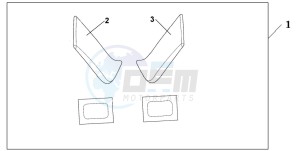 NT700V drawing KNEE PAD SET