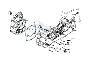 GTS 125 EURO 3 drawing CRANKCASE RIGHT / START MOTOR