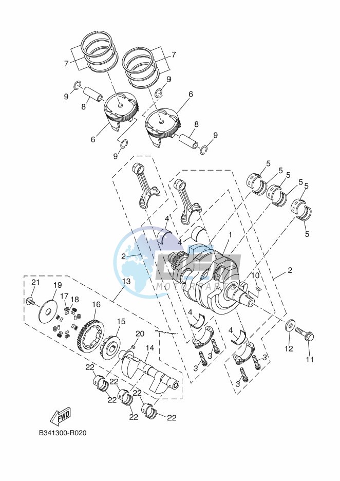 CRANKSHAFT & PISTON