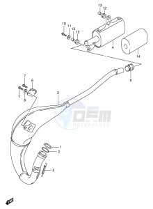 RM80 (E24) drawing MUFFLER