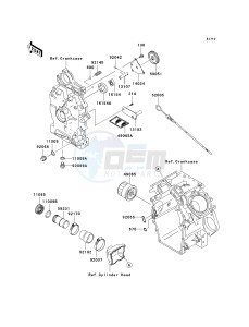 KAF 620 K [MULE 3010 TRANS4X4 HARDWOODS GREEN HD] (K6F-K8F) K6F drawing OIL PUMP_OIL FILTER