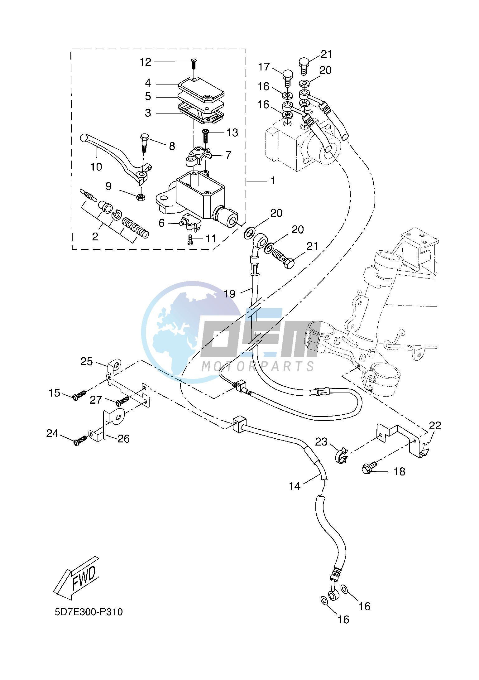 FRONT MASTER CYLINDER