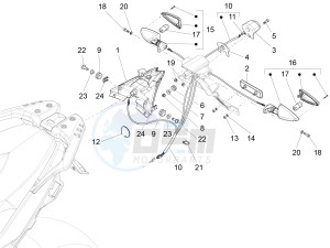 CAPONORD 1200 RALLY E3 ABS (NAFTA) drawing Rear lights