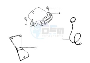 SPEEDFIGHT - 100 cc drawing CONTROL UNIT, ANTITHEFT