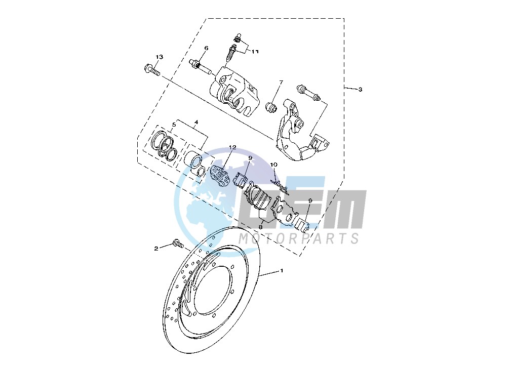 FRONT BRAKE CALIPER