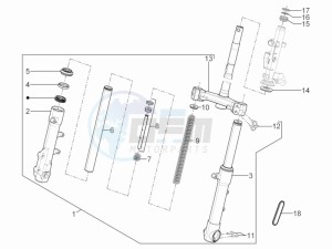 Typhoon 50 2t e2 drawing Fork steering tube