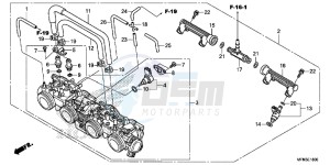 CB1000RF CB1000R 2ED drawing THROTTLE BODY