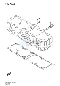 GSX-1250F ABS EU drawing CYLINDER