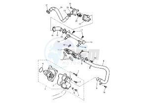 FZR R 600 drawing WATER PUMP