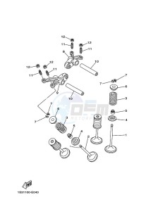 YFM700FWBD KODIAK 700 EPS (B5KN) drawing VALVE