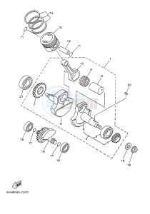 TT-R125 TT-R125LWE (2PT3) drawing CRANKSHAFT & PISTON