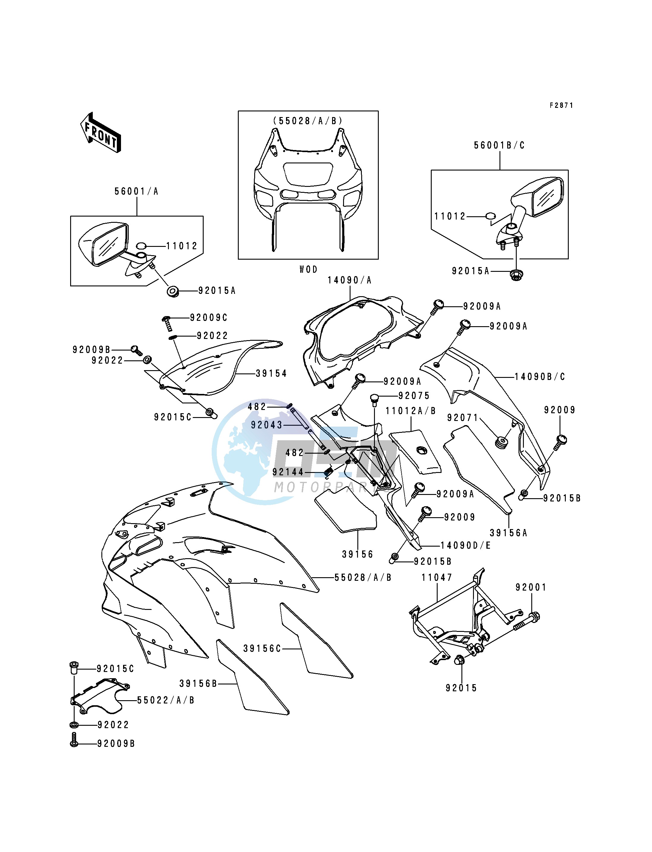 COWLING -- ZX600-E4- -