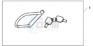 CBR1000RRC drawing U LOCK