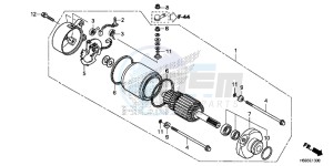 TRX250TEH Europe Direct - (ED) drawing STARTER MOTOR