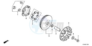 SH300AC drawing DRIVE FACE