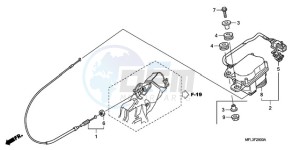 CBR1000RA9 Korea - (KO / ABS HRC) drawing SERVO MOTOR