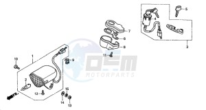 PAC16A2 RACOON drawing HEADLIGHT/ COMBINATION SWITCH