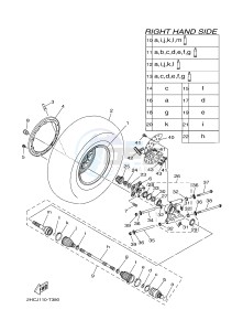 YXZ1000R SS YXZ10YESJ YXZ1000R SS (B0F3) drawing REAR WHEEL 2