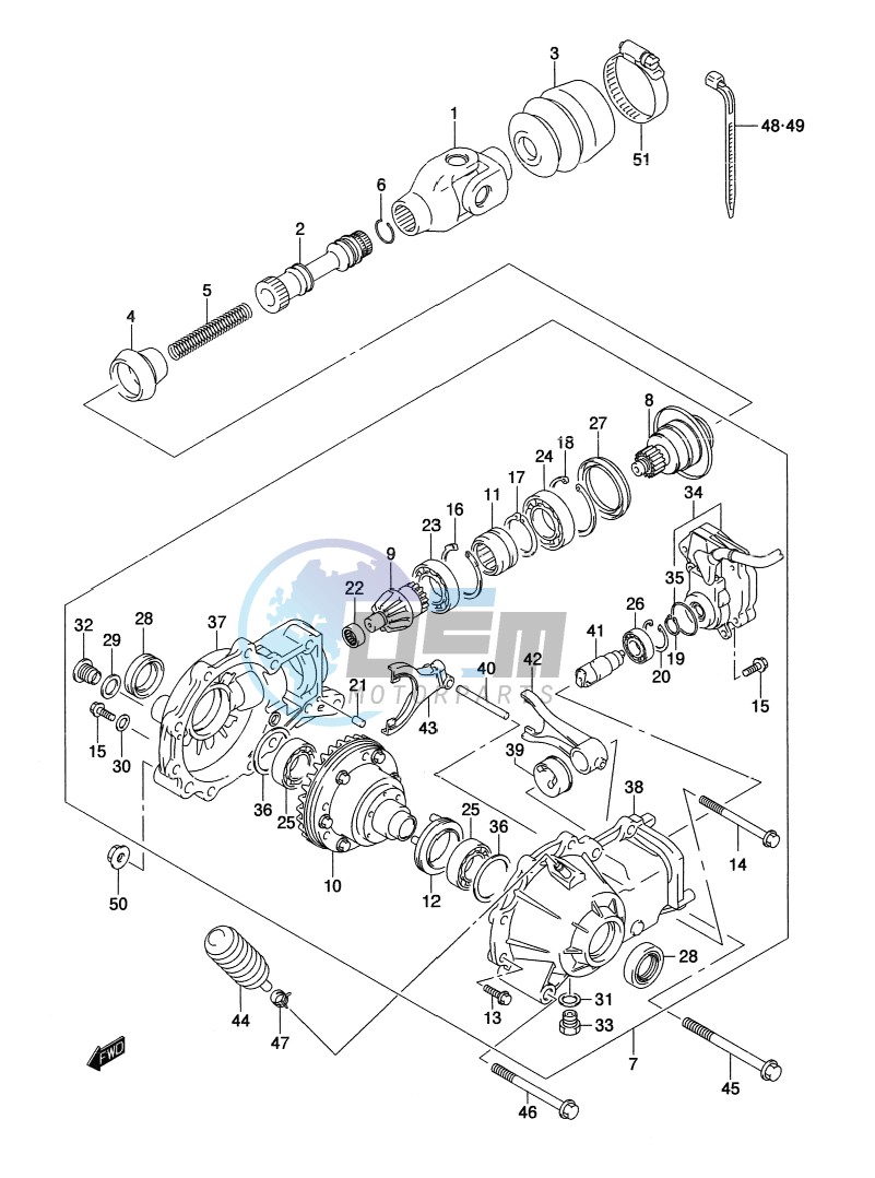 FINAL BEVEL GEAR (FRONT)