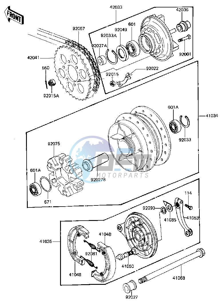 REAR HUB_BRAKE_CHAIN