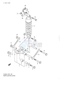 DL650 ABS V-STROM EU-UK drawing REAR CUSHION LEVER