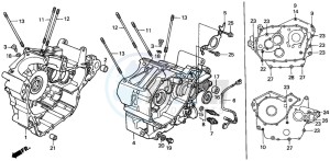 VT750C2 drawing CRANKCASE