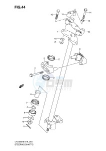 LT-Z400 (E19) drawing STEERING SHAFT