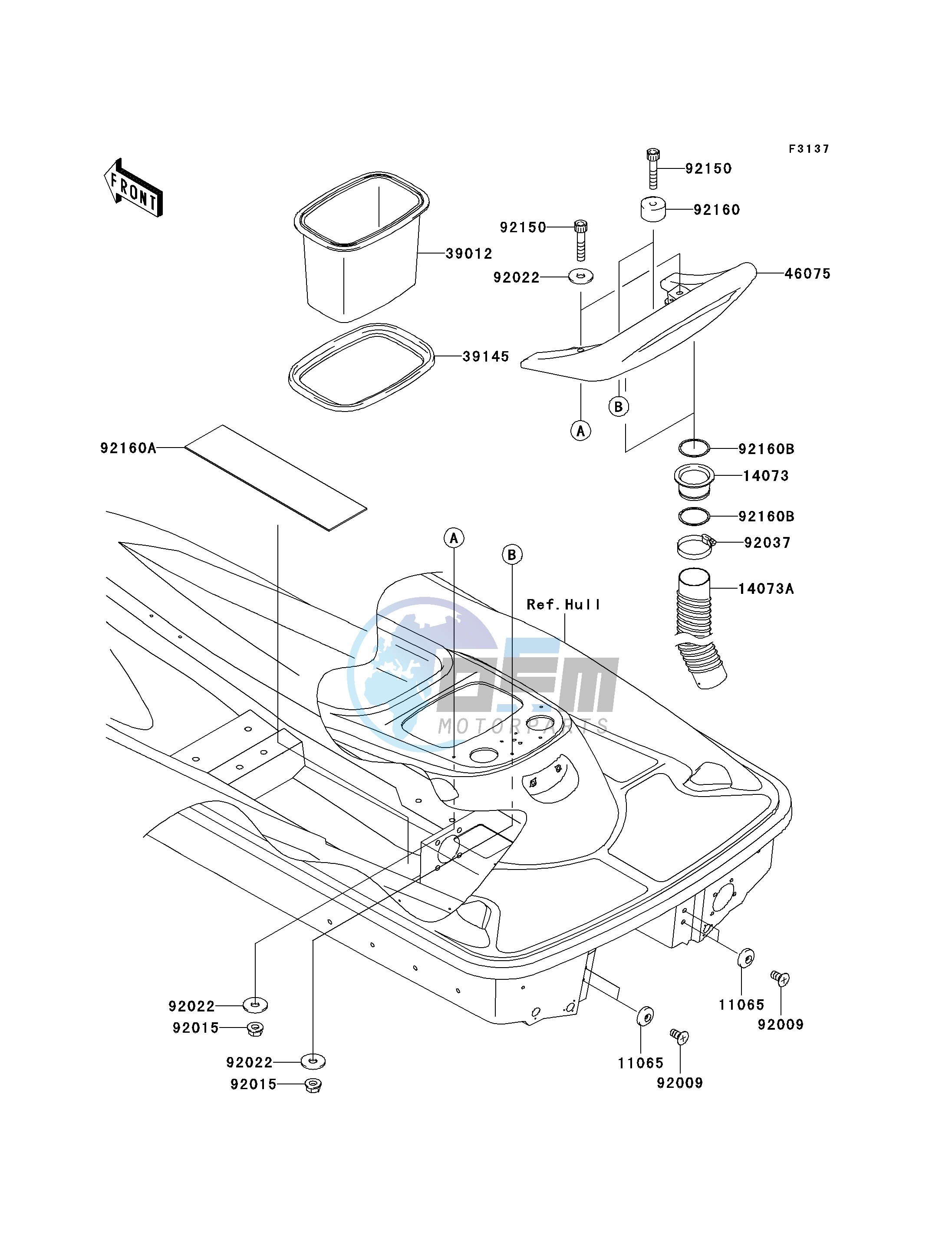 HULL REAR FITTINGS