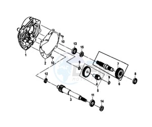 ORBIT II 50 45KMH (L8) EU drawing DRIVESHAFTS