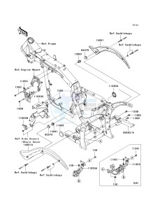 VN 2000 F [VULCAN 2000 CLASSIC LT] (6F-7F) F7F drawing FRAME FITTINGS