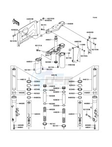 VN1600 CLASSIC VN1600A6F GB XX (EU ME A(FRICA) drawing Front Fork