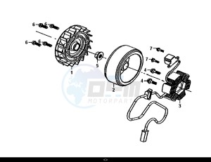 ALLO 50 (25 KM/H) (AJ05WA-NL) (L8-M0) drawing AC GEN. ASSY