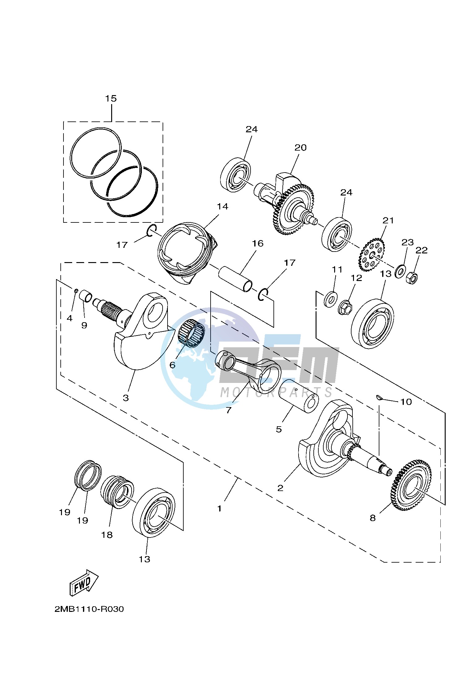 CRANKSHAFT & PISTON