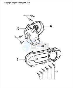 FIGHT 4 50 2T PURE drawing HOUSING COVER