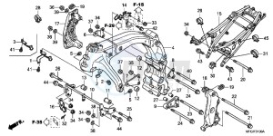 CB600FAC drawing FRAME BODY