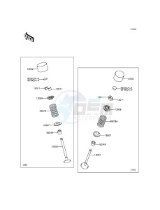 ZZR1400 ABS ZX1400FFF FR GB XX (EU ME A(FRICA) drawing Valve(s)