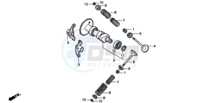 FES250 FORESIGHT drawing CAMSHAFT/VALVE