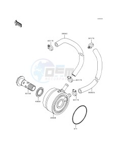 ZX 750 L [NINJA ZX-7] (L1-L3) [NINJA ZX-7] drawing OIL COOLER