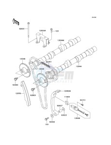 ZG 1000 A [CONCOURS] (A6F) A6F drawing CAMSHAFT-- S- -_TENSIONER